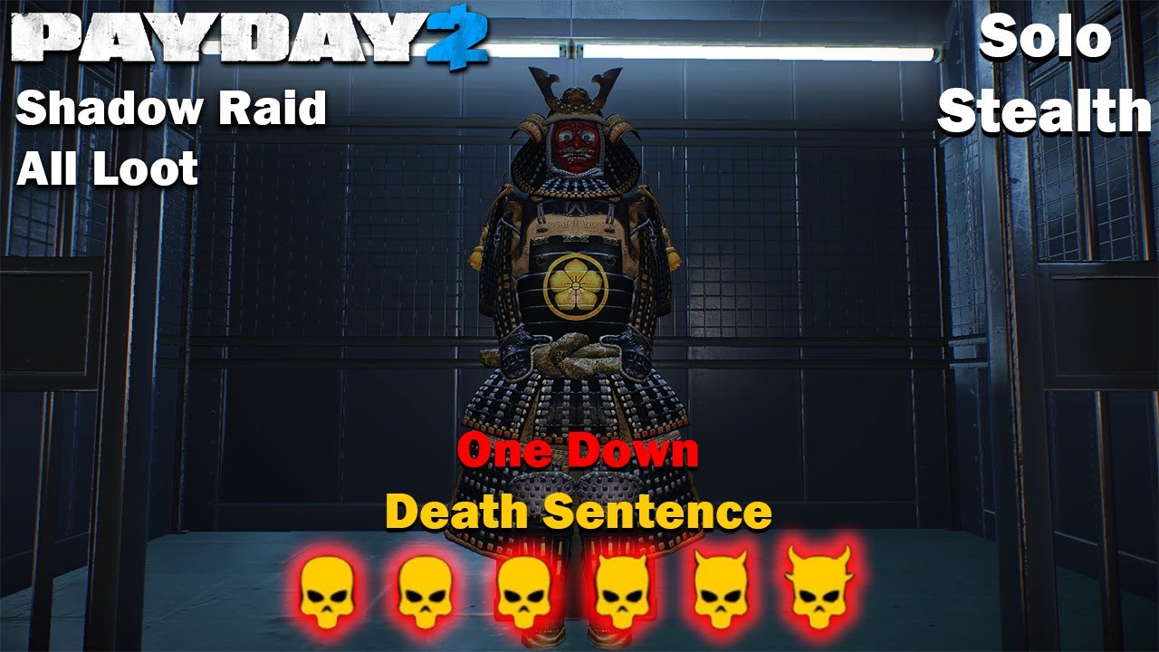 Payday 2 - Shadow Raid - All Loot - DSOD - (SOLO - STEALTH)