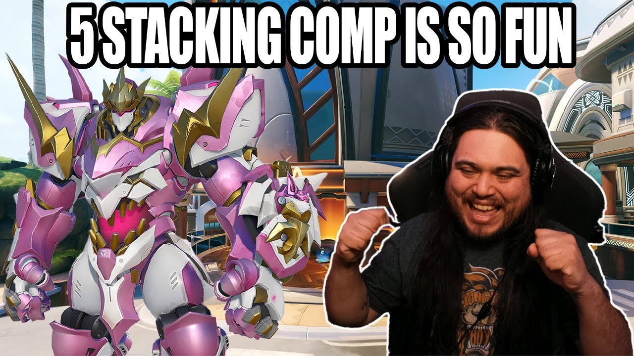 5 STACKING COMP IS SO FUN! (OVERWATCH 2 SEASON 1O COMP GAMEPLAY)