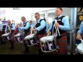 Shotts &amp; Dykehead Drumming Fanfare The Worlds 2015