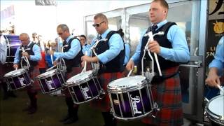 Shotts &amp; Dykehead Drumming Fanfare The Worlds 2015