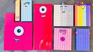 Looking for Numberblocks Puzzle Tetris NEW Big 10-1000 Space ASMR   Numberblocks Satisfying Video
