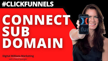 Create a subdomain in godaddy and connect to clickfunnels