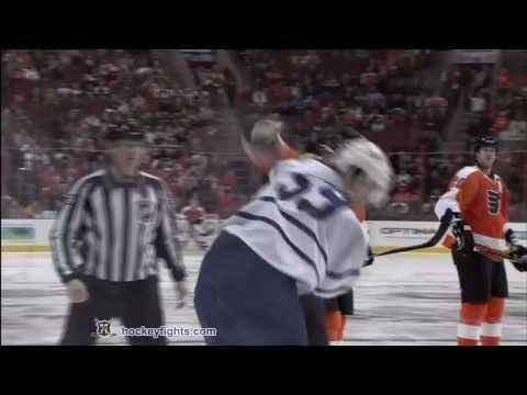 Keith Aulie vs Scott Hartnell Mar 3, 2011
