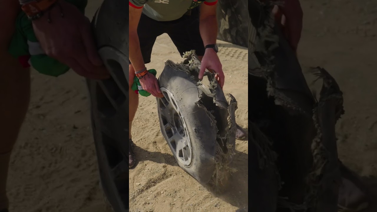 Tire damage Rally Dakar 2026 