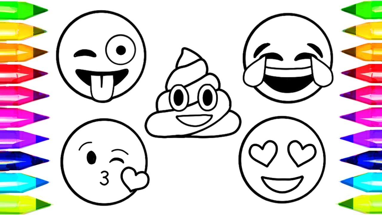 printable emoji coloring sheets that are crafty roy blog