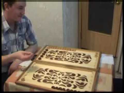 Игра в нарды.Backgammon game.