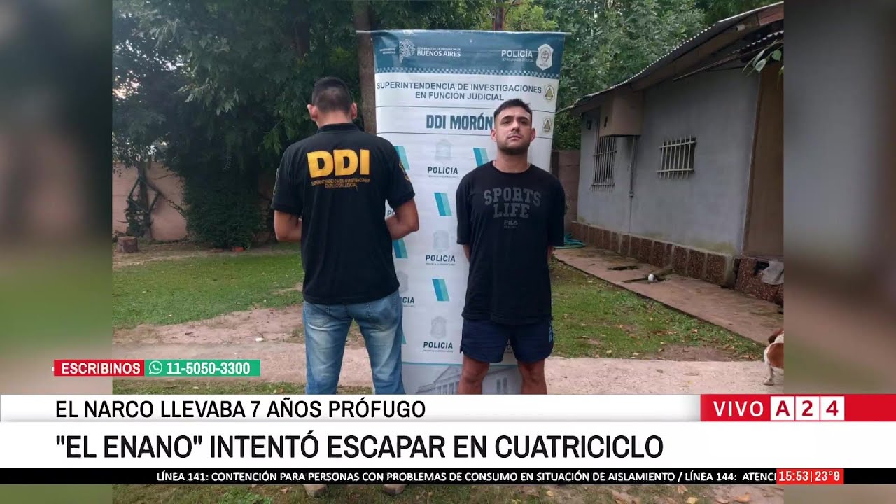 Buscaban al asesino de Gabriel Izzo pero atraparon a un narco prófugo