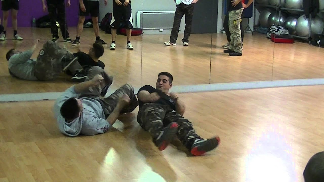 krava maga se sortir d un étranglement au sol 2