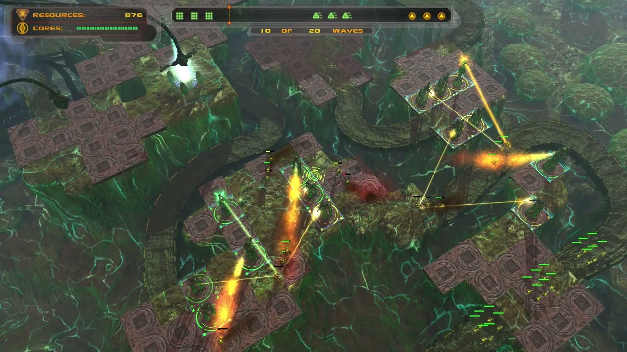 Defense Grid The Awakening Containment DLC Level 2 Foothold Gold Medal