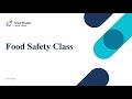 Food safety class