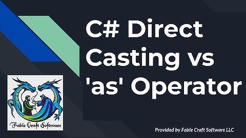 C# Direct Casting vs as Operator Explained