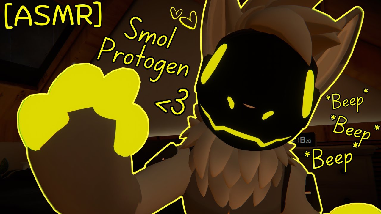 [Furry ASMR] Smol Protogen returns to help you sleep :3 [Sleep-aid] [Soft-spoken] [Whispering]