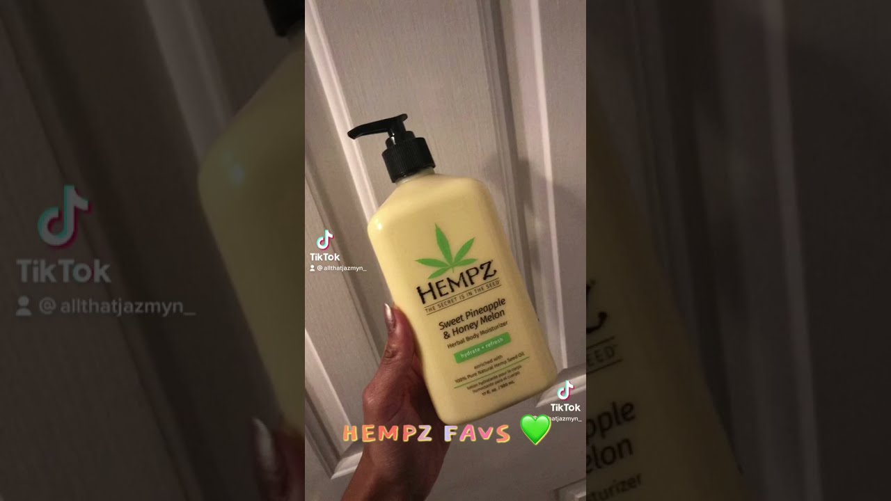 LOTION TIKTOK: HEMPZ FAVS 💚