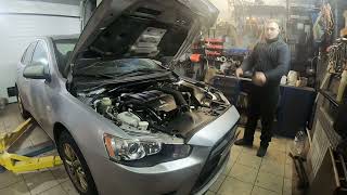 Турбо свап Ralliart !! Lancer X 1.6L AКПП = 2.0 L turbo SST 4WD