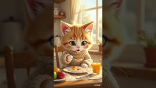 Mino new personality  in our shennel#cat #ai #animation #kids