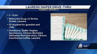 Drive-thru drive in Laurens County Tuesday screenshot 5