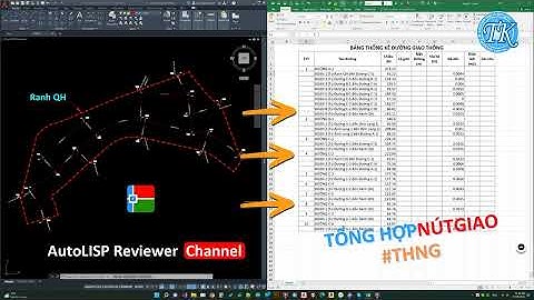 Tổng hợp nút giao trong Quy hoạch Giao thông | Quy hoạch LDT | AutoLISP Reviewer
