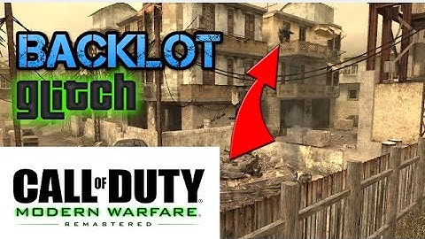 MWR BACKLOT GLITCHES *WORKING*