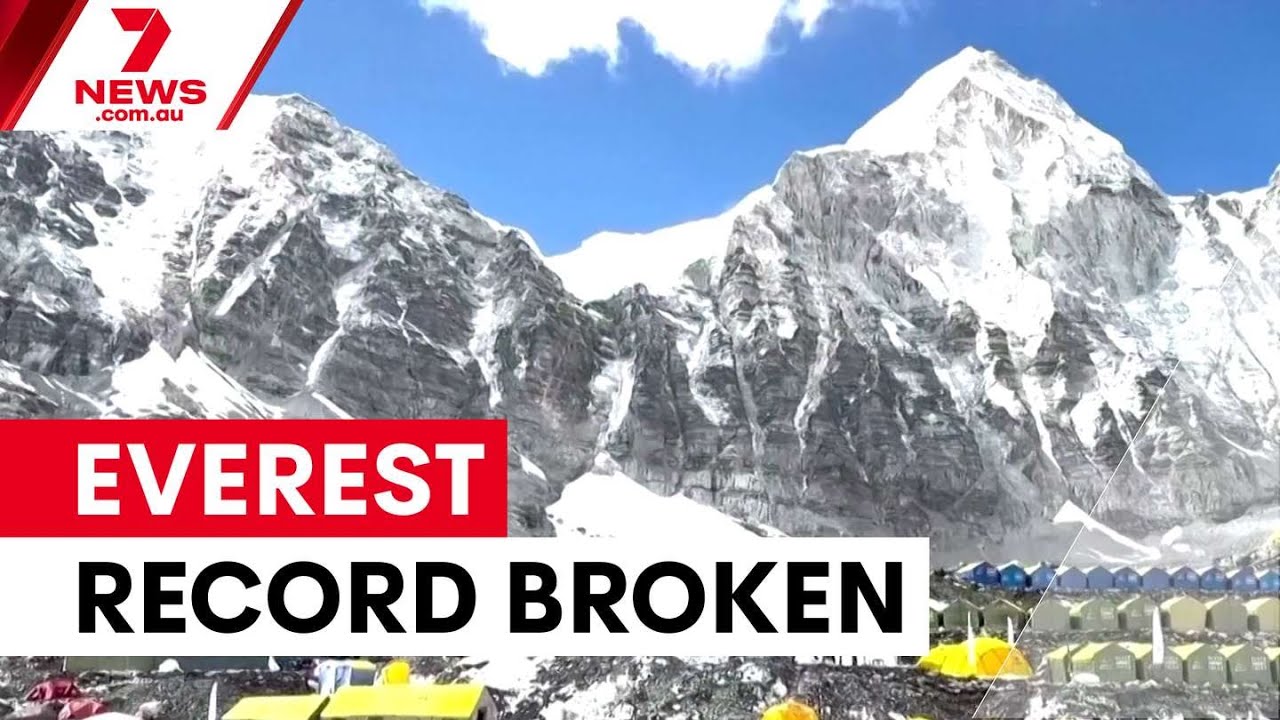 Record 274 climbers scale Mount Everest in single day | 7NEWS