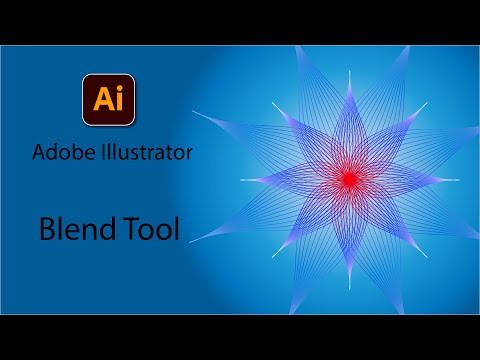 Make Flower | Blend Tool |  Adobe Illustrator CC