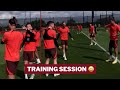 Robertson  nunez trying to break language barrier in rondo session  liverpool training 2022