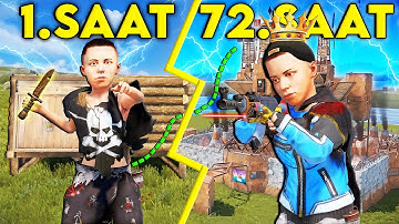 72 SAATLİK İNTİKAM DOLU MACERA ! (TRAP BASE ve KRALLIK) Rust Türkçe Film