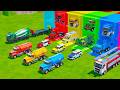 TRANSPORTING FIRE ENGINE, FUEL TANKERS, AMBULANCES, DUMP TRUCK TO GARAGE - FS22