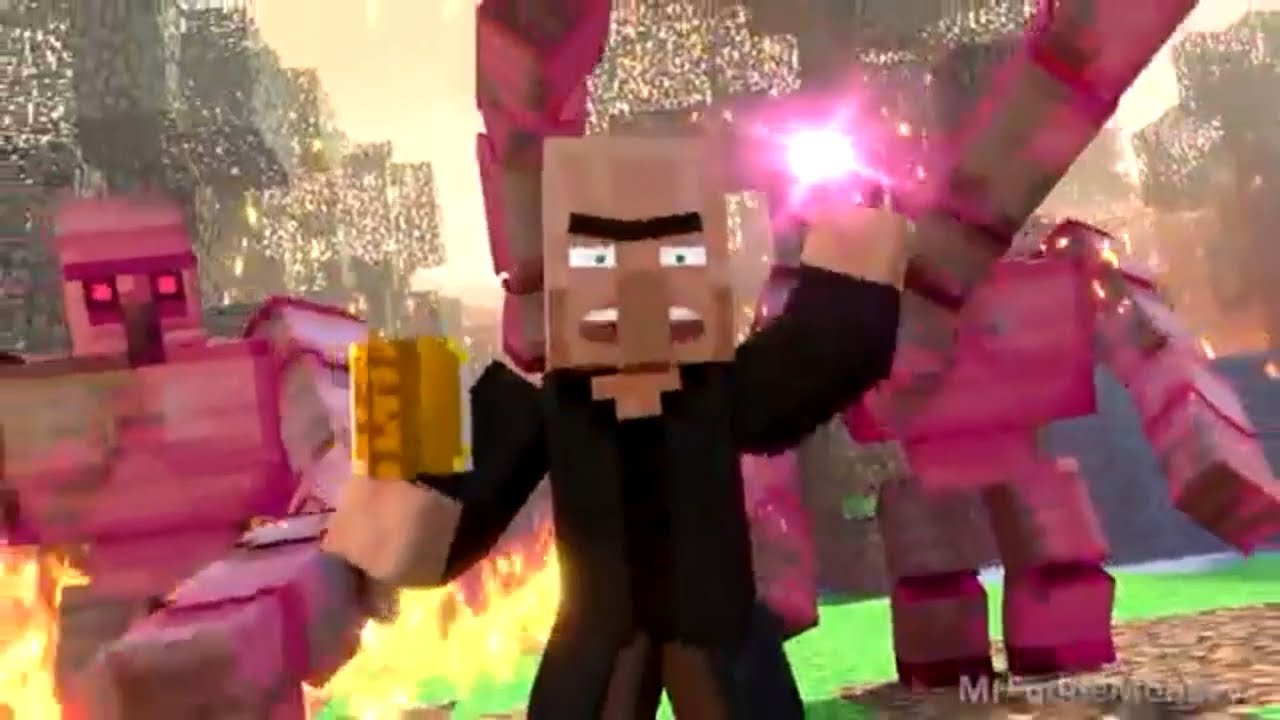 Mustard the Iron Golem Wielder Be Afraid (Annoying Villagers AMV