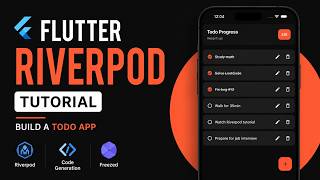 Flutter Riverpod Tutorial 2026 | Build a Todo App with Code Generation & Freezed #shohruhak