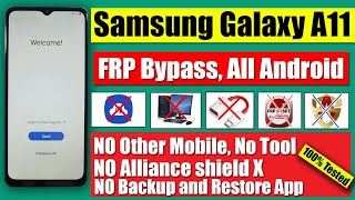 Samsung A11 FRP Bypass All Android Version Without PC | New Method