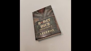 D-Day Dice (Second edition) Legends - Unboxing