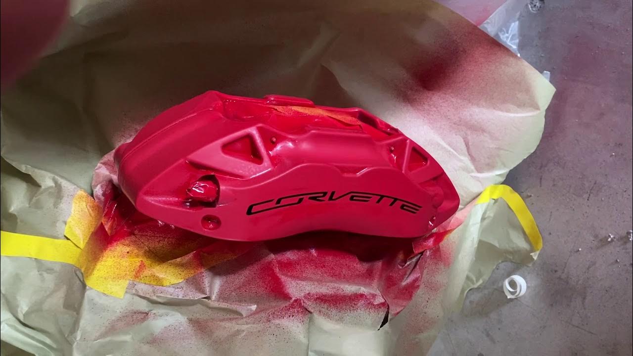 C7 Corvette G2 High Temperature Brake Caliper Paint System Set YouTube