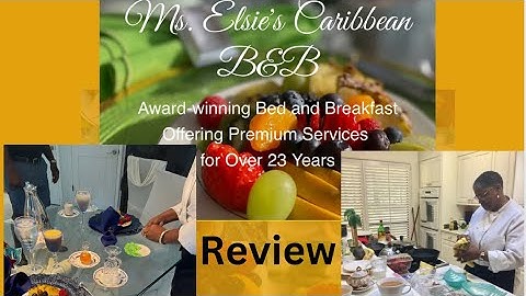 Ms. Elsie’s Caribbean Bed & Breakfast Review : Charlotte, NC