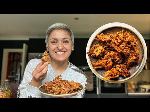 MASTERCLASS IN ONION PAKORA  How to make the crispiest best onion bhajis ever  Food with Chetna