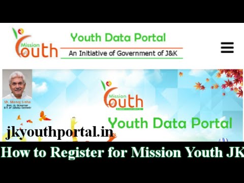 How to Register for Mission Youth JK | JK YOUTH PORTAL