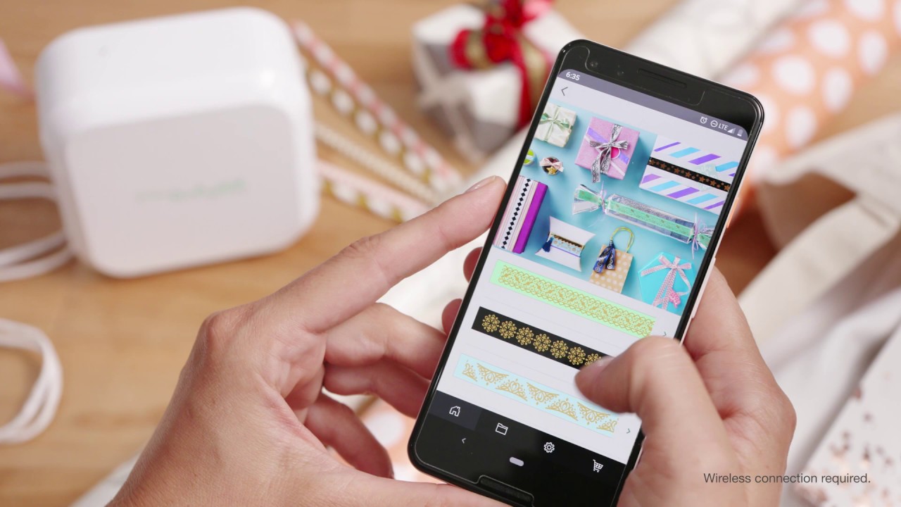 Ptouch Embellish ELITE Uses Wide Variety of TZe Tapes for Almost