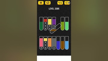 【Water Sort Puzzle】 Level 2205