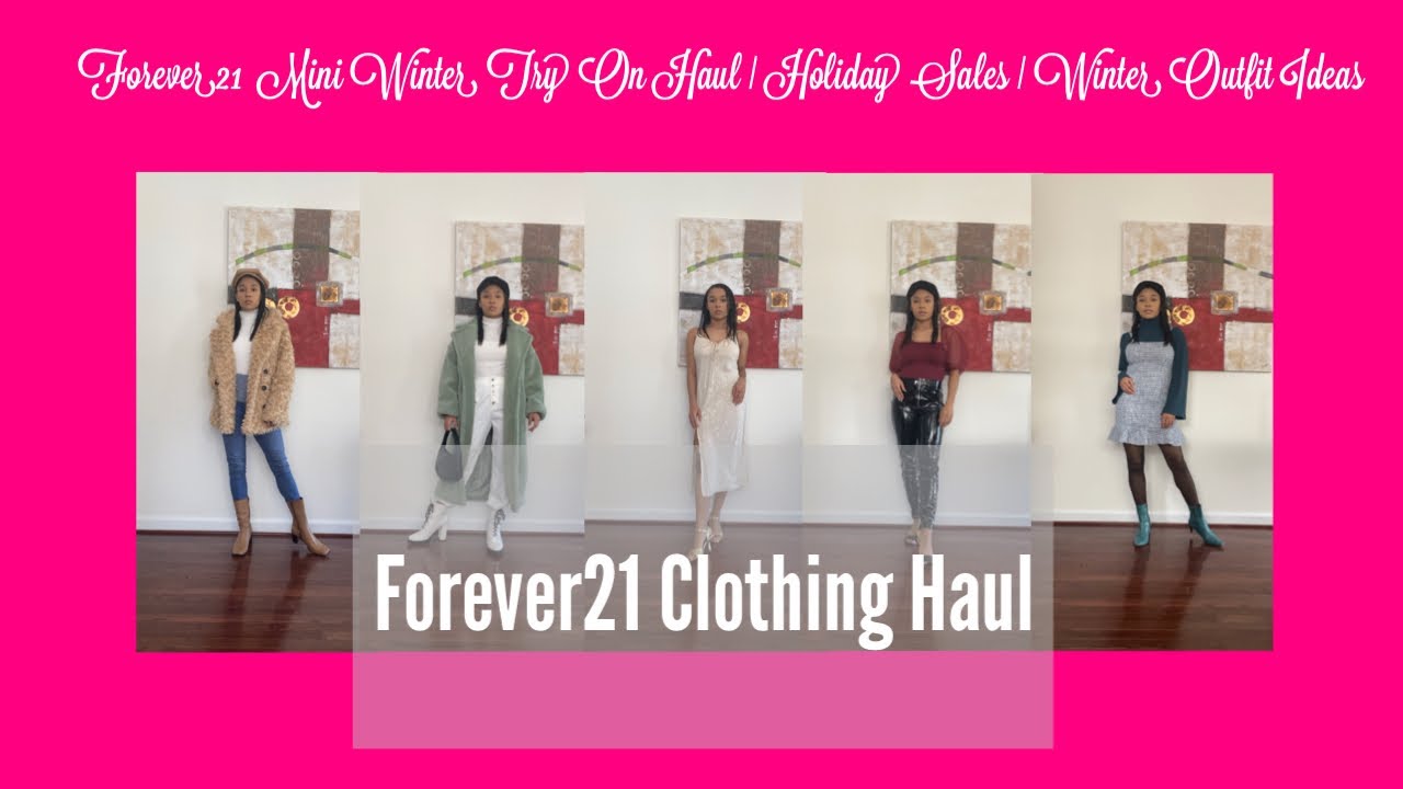Forever21 Winter Try On Haul December 2020 | Holiday Sales | Winter Outfit Ideas