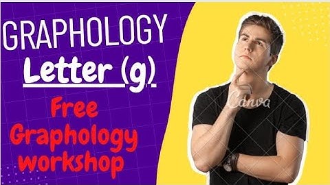 a to z graphology pdf(letter g)