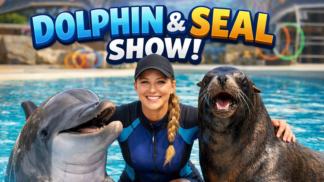 🐬 Dolphin and Seal Show at Dubai Dolphinarium 🦭 | Must-See Dubai Experience