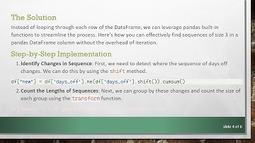 How to Efficiently Find Sequences of Size 3 in a Pandas DataFrame Column