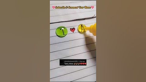 Comment your name📛Tag to T❤️A #calligraphy#art#writing #name#smileycrafter #ytshorts #trending#yt