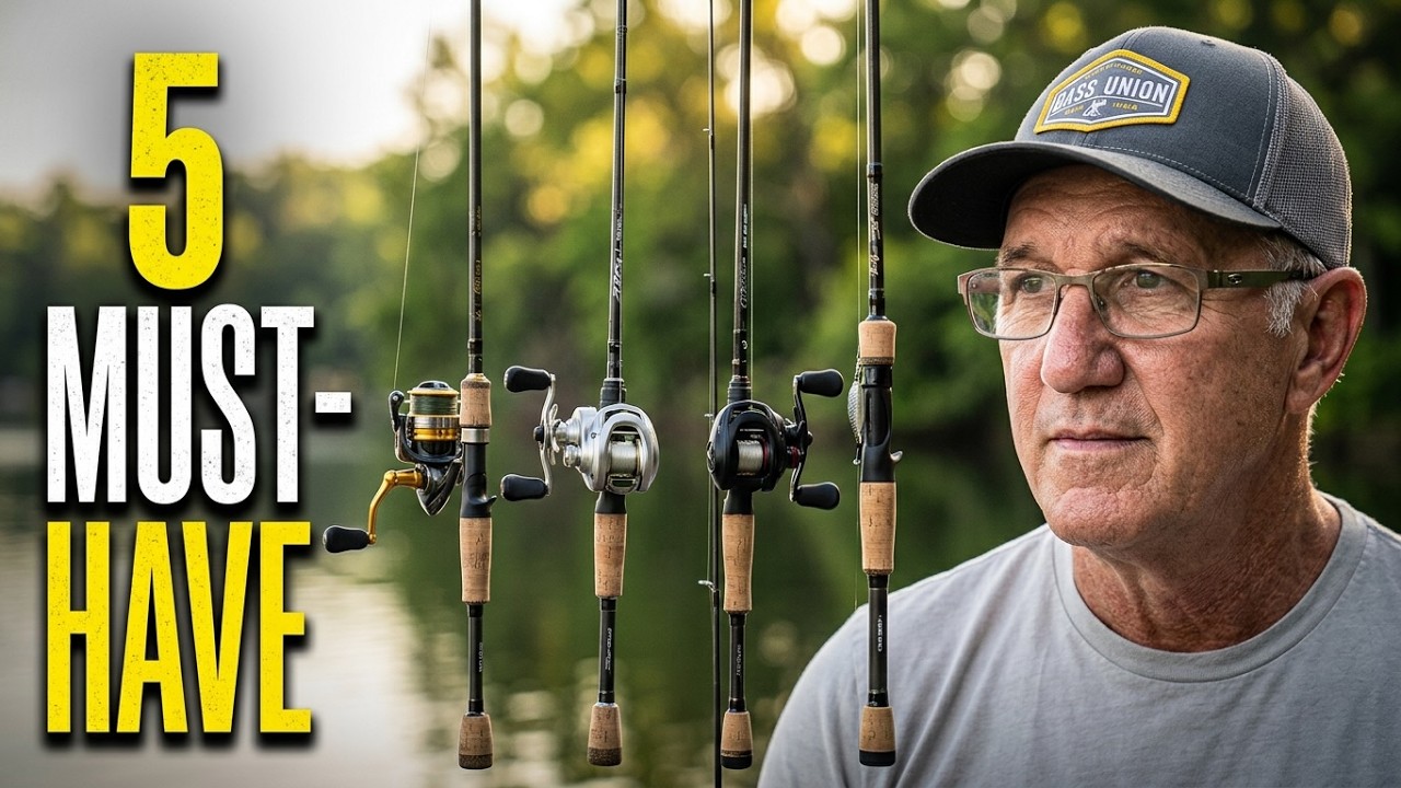 New To Bass Fishing? 5 Rods You Will Need