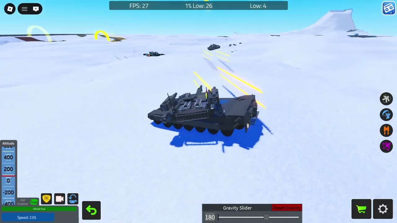 Watch MBT-15 Gamma Cephei and MBT-14 Gamma Super Crucis fight two Meridian tanks | Plane Crazy