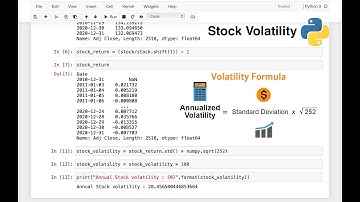 How To Calculate Stock Volatility using Python