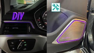 Audi | How to ATMOSPHERE LED light INSTALL?