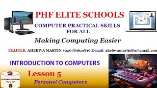 Introduction to Computing I Lesson 5
