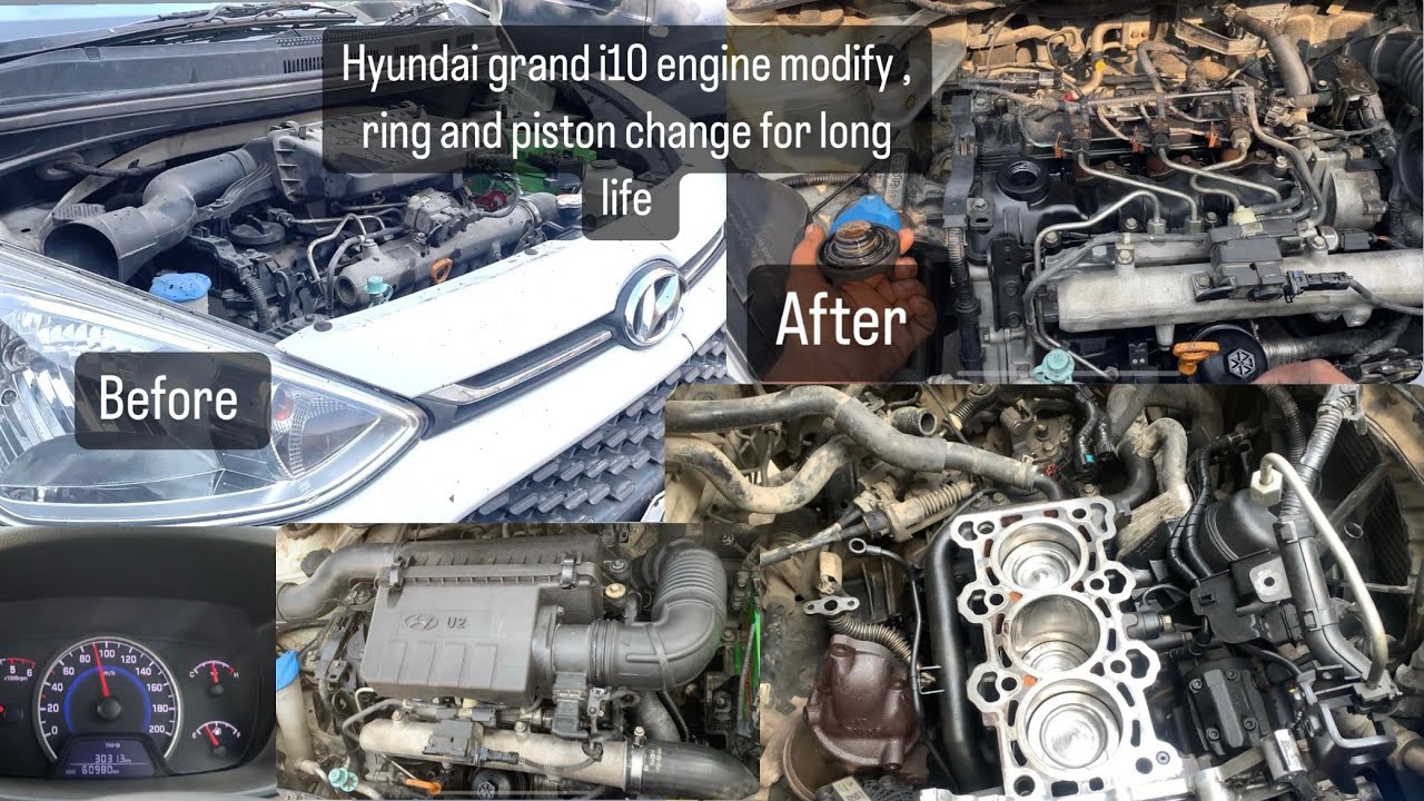 Hyundai i10 grand engine khatam at 60,000 km, oil burn🔥 engine