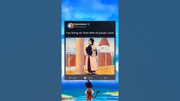 Bro Doing All That With Just 40 Power Level #dbz #anime #shorts #dragonball