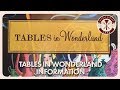 Tables In Wonderland